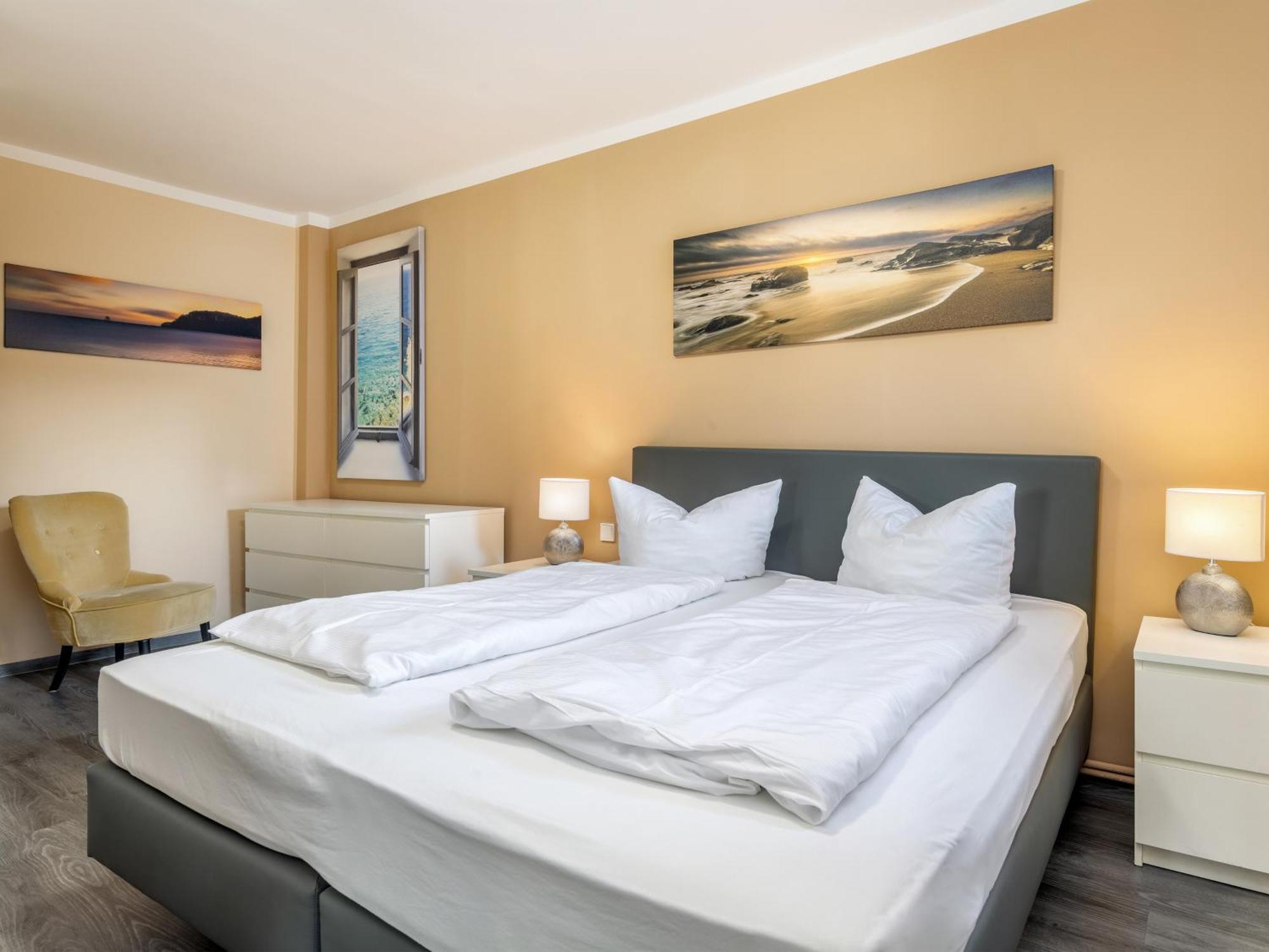 Ferienwohnung Strandlaeufer In Der Residenz Clara Sophia Остзебад Бинц Экстерьер фото