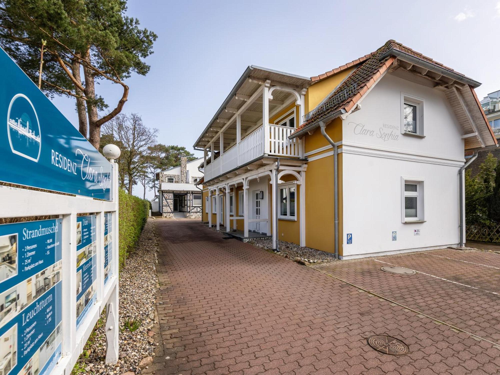 Ferienwohnung Strandlaeufer In Der Residenz Clara Sophia Остзебад Бинц Экстерьер фото
